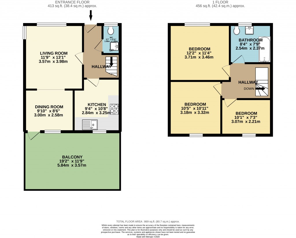 Floorplans For Jutland Close, Archway, London