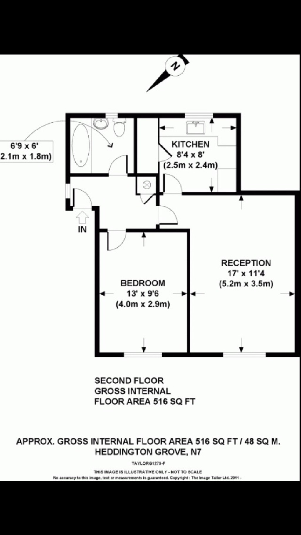 Floorplans For Heddington Grove, Islington, London