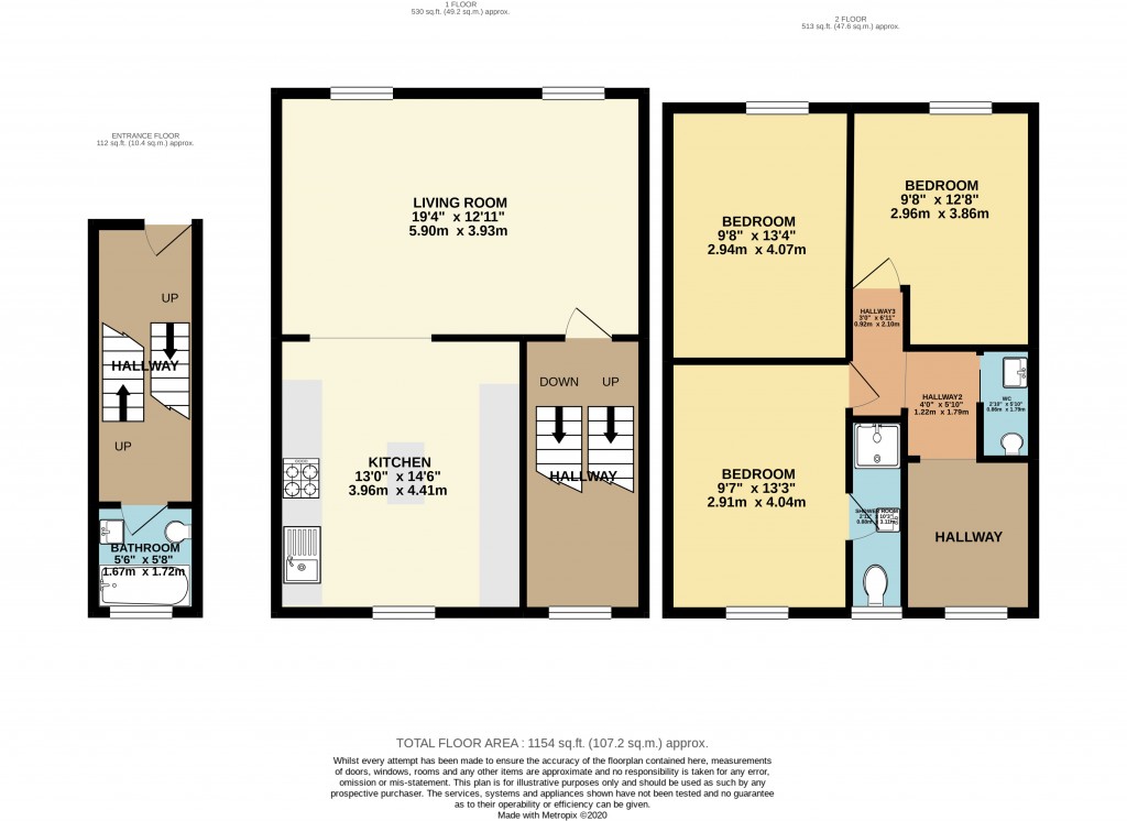 Floorplans For Tufnell Park, Islington, London
