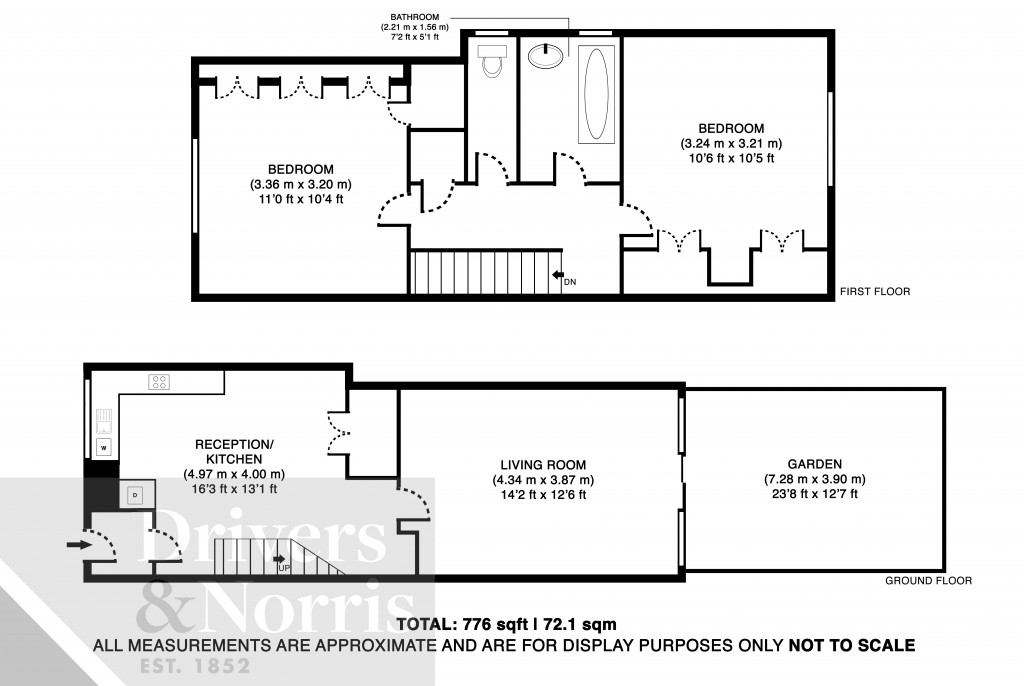 Floorplans For Conistone Way, Holloway, London