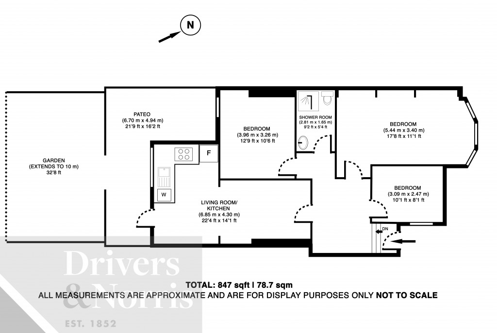 Floorplans For Northfield Road, Stoke Newington, London