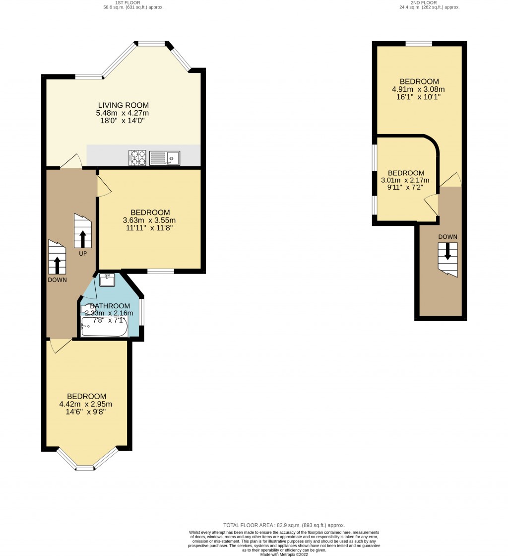 Floorplans For Wightman Road, Harringey, London