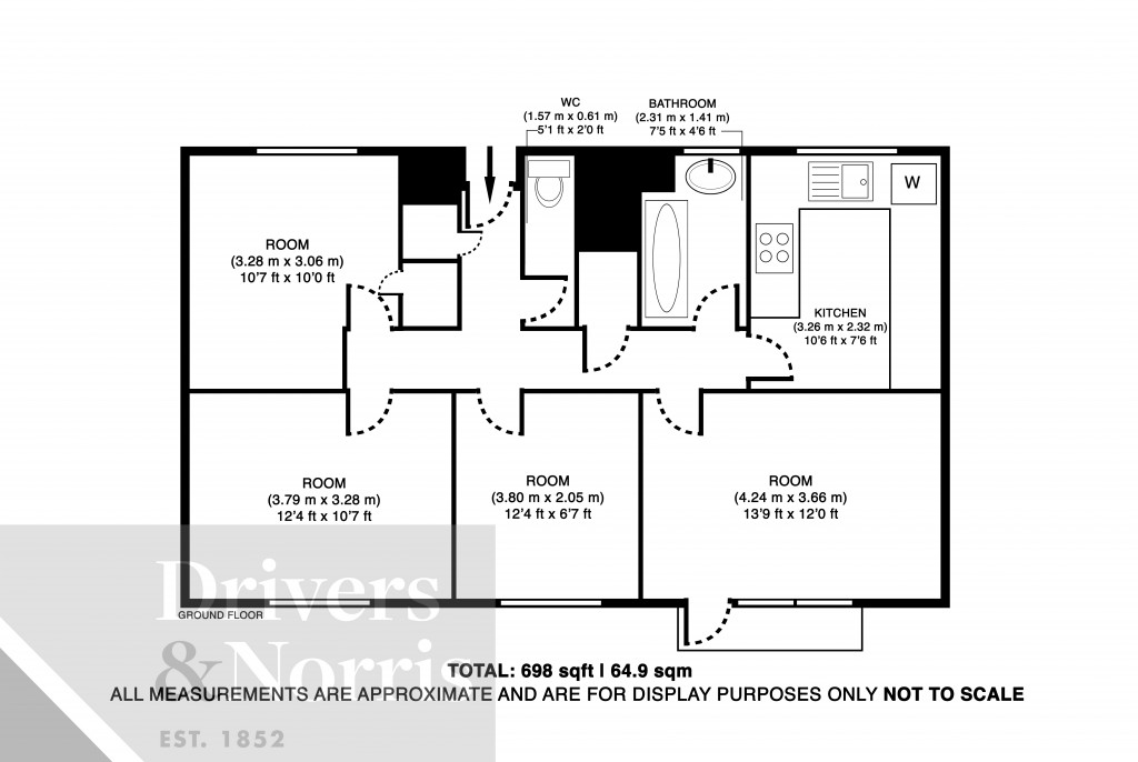 Floorplans For Avebury Court, Islington, London