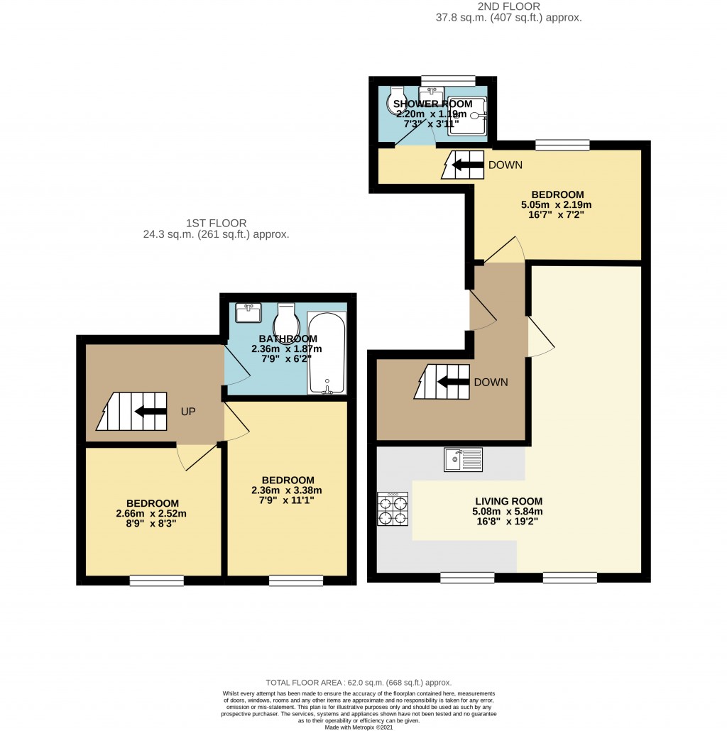 Floorplans For Sussex Way, Islington, London
