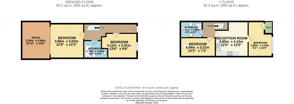 Floorplans For Sussex Way, Holloway, London