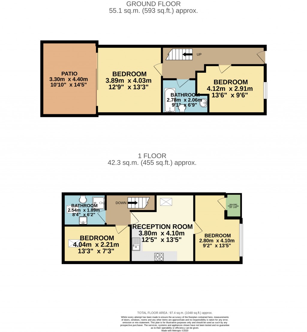 Floorplans For Sussex Way, London