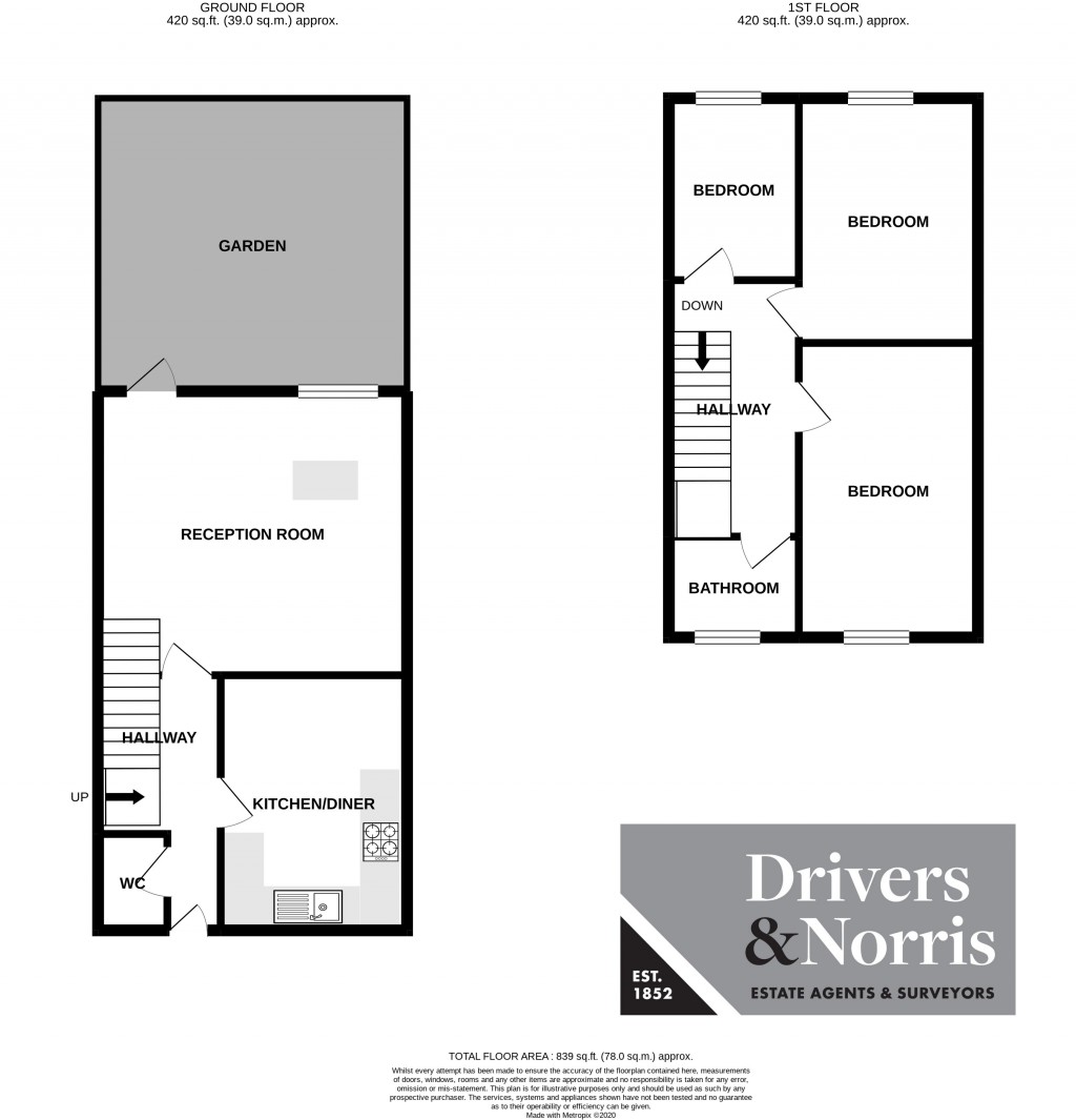 Floorplans For Malden Road, Kentish Town, London