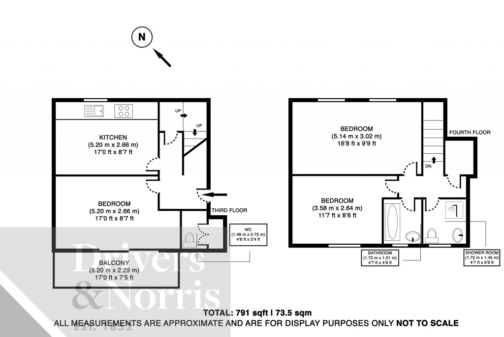 Floorplans For Besant Walk, Holloway, London
