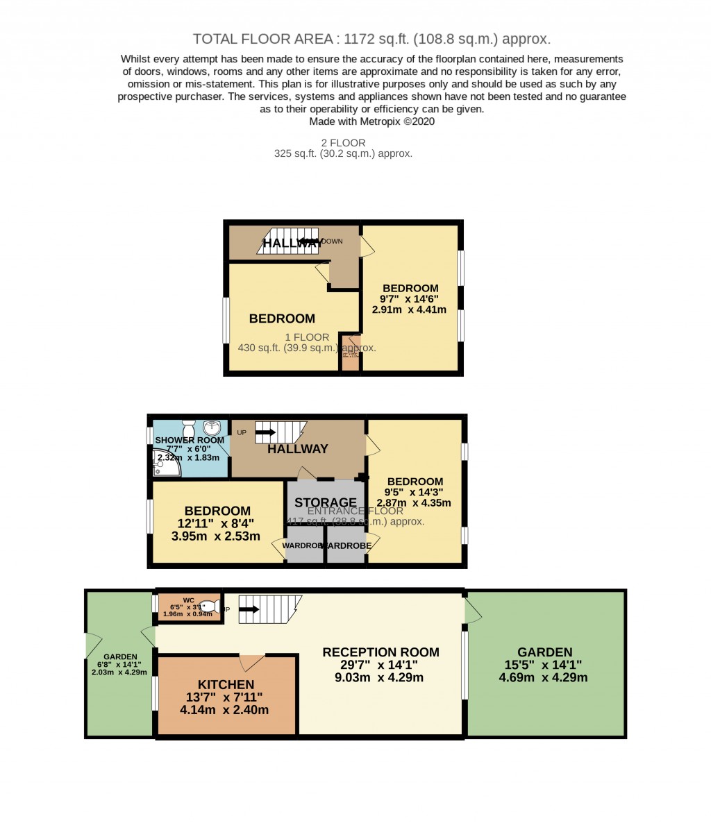 Floorplans For Rochester Mews, Camden, London