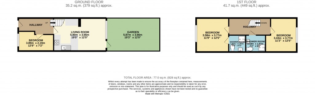 Floorplans For Sutterton Street, Islington, London