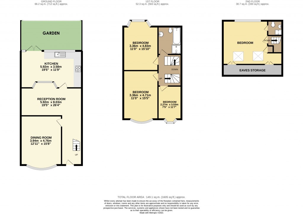 Floorplans For Palmers Green, London