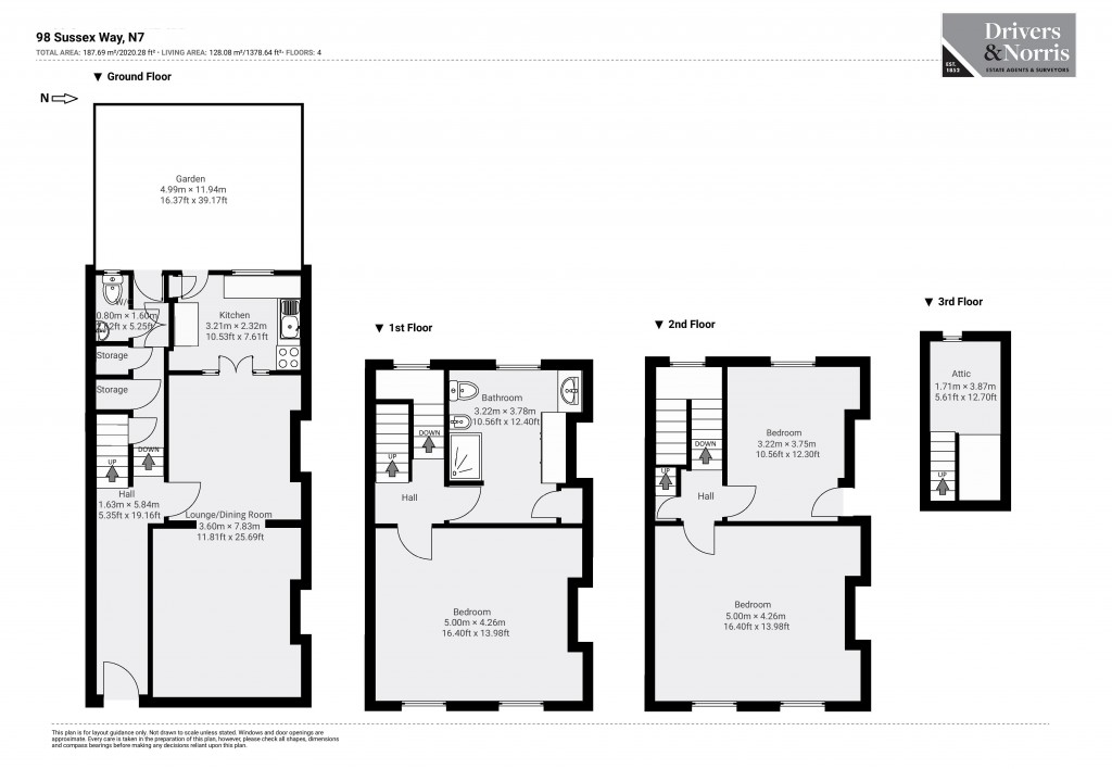 Floorplans For Islington, London