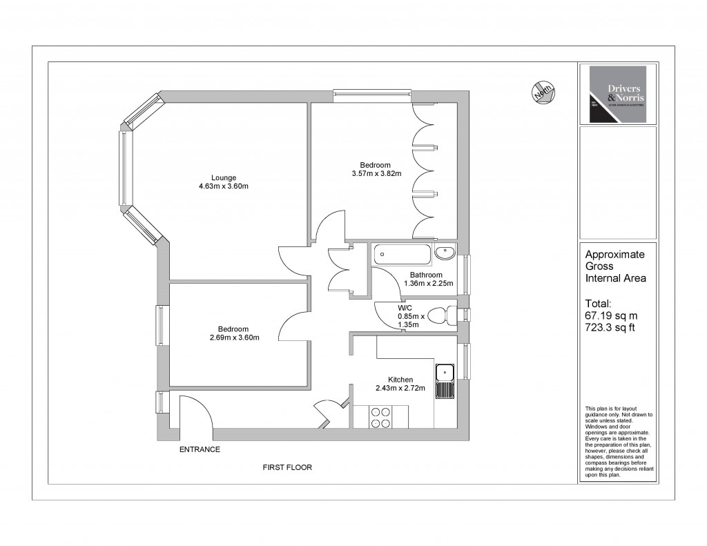 Floorplans For Haslemere Road, Crouch End, London
