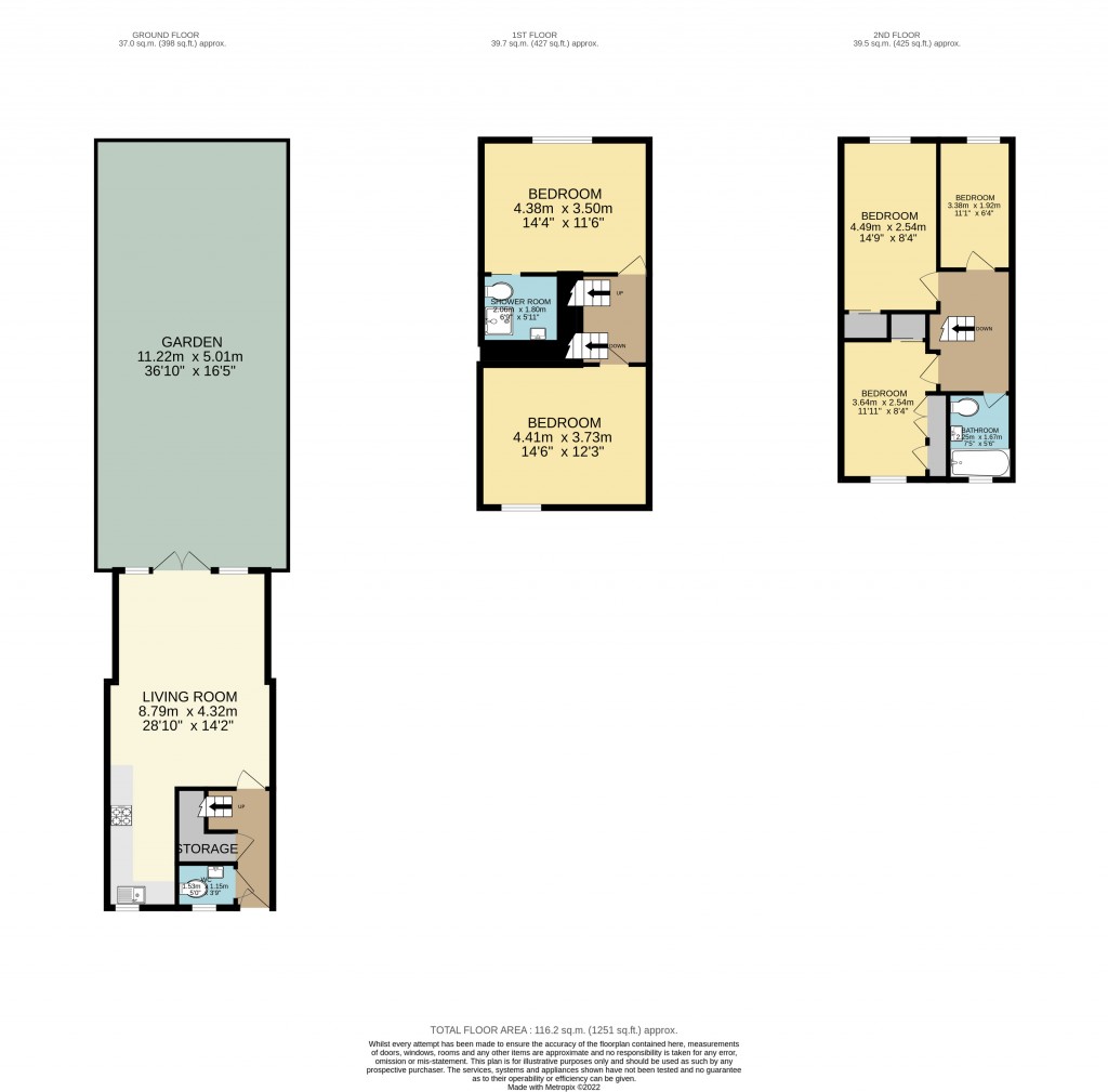 Floorplans For Tufnell Park, Islington, London