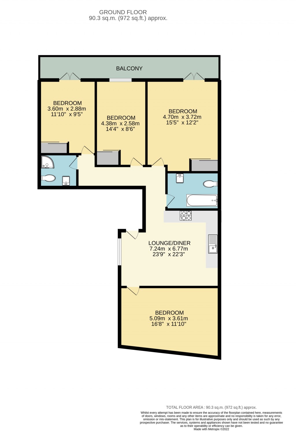 Floorplans For Camden Road, Holloway, London