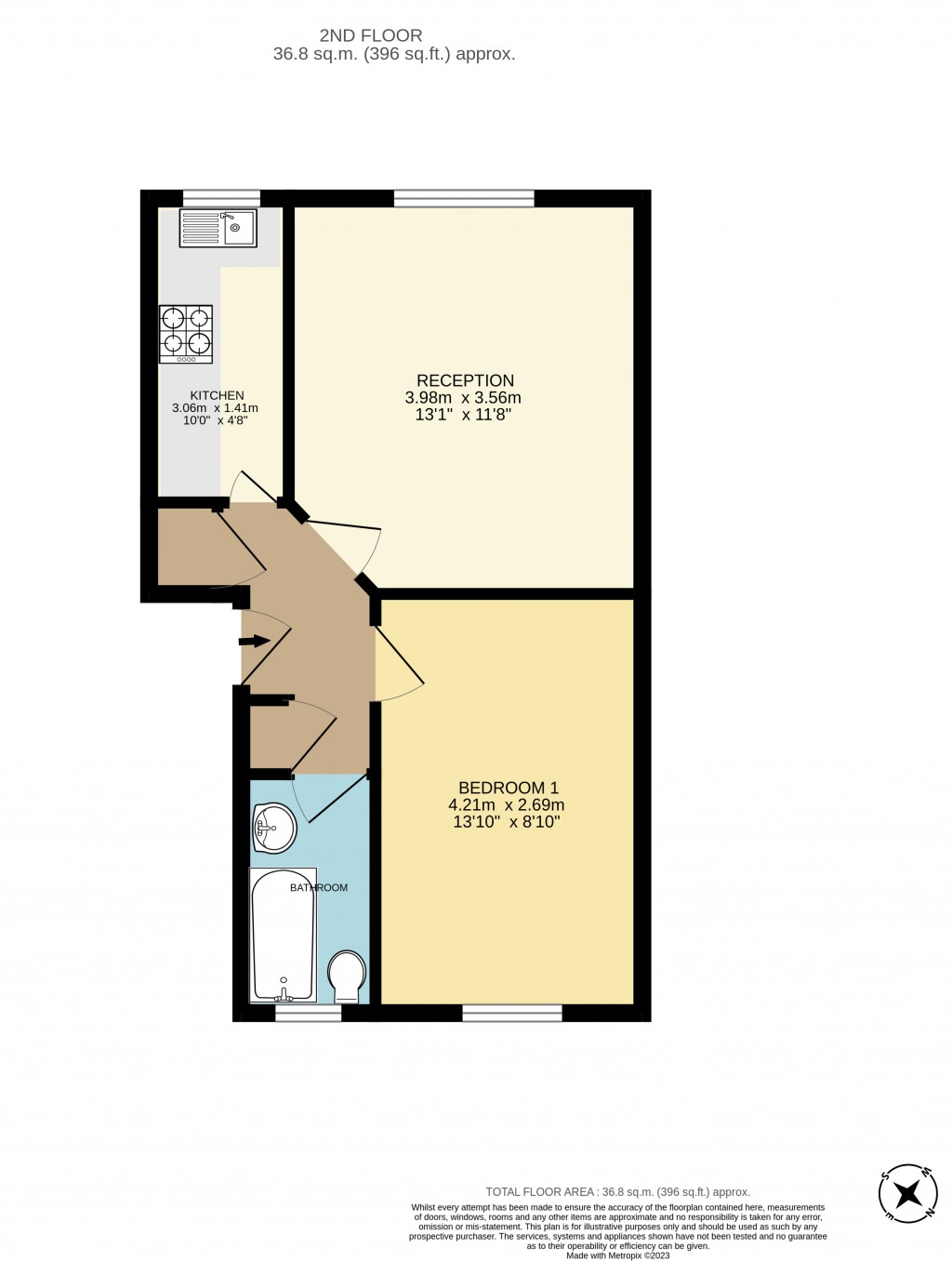 Floorplans For Isledon Road, Islington, London
