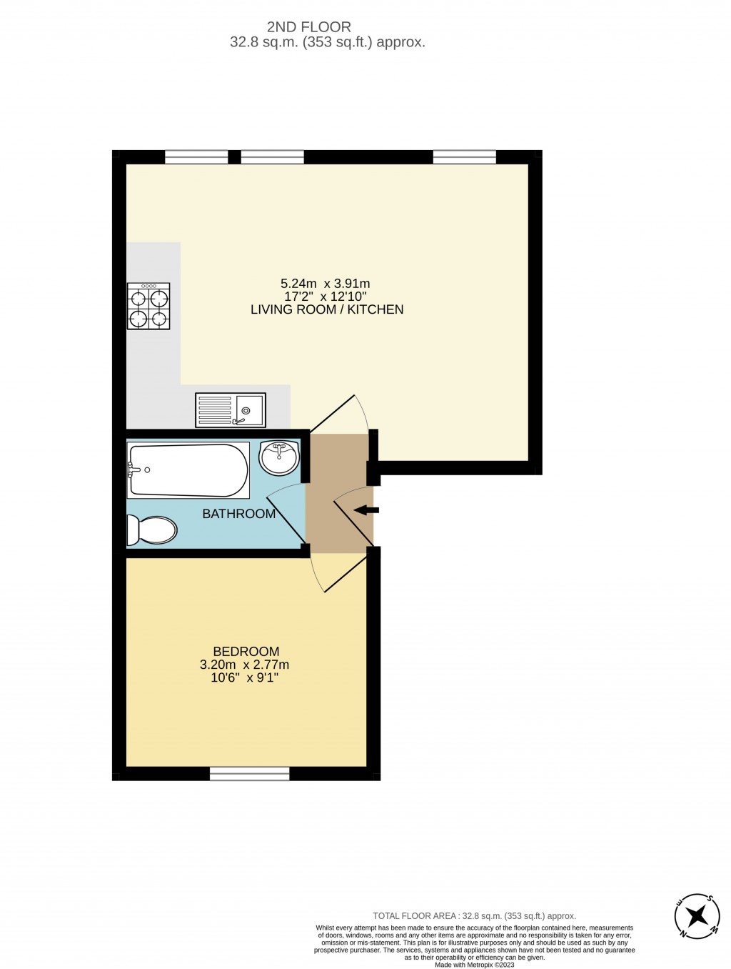 Floorplans For Fairbridge Road, Archway, London