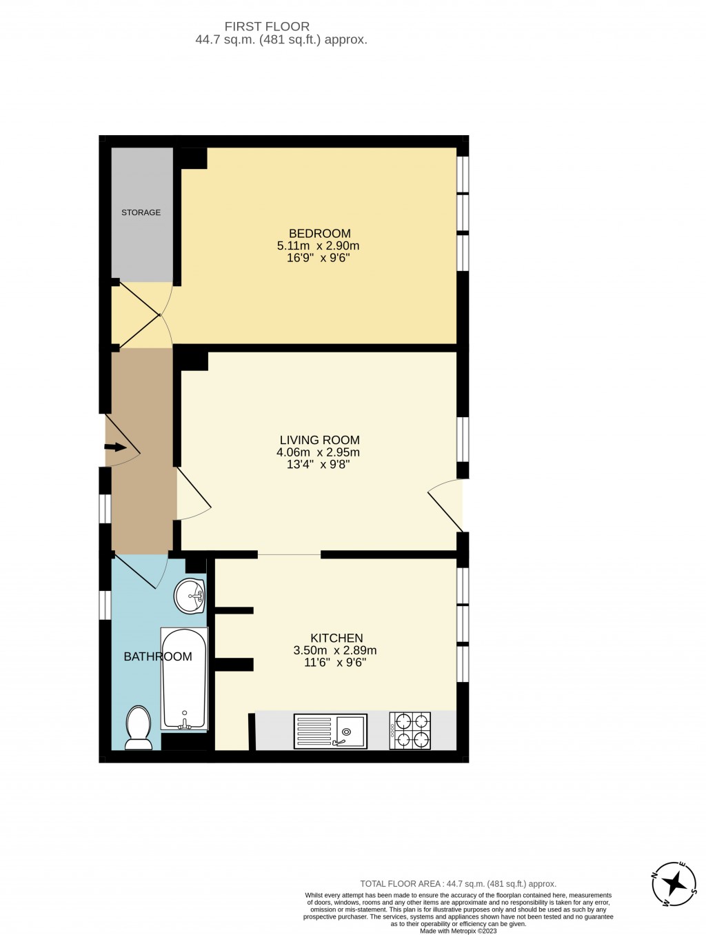 Floorplans For Bradley Close, Islington, London