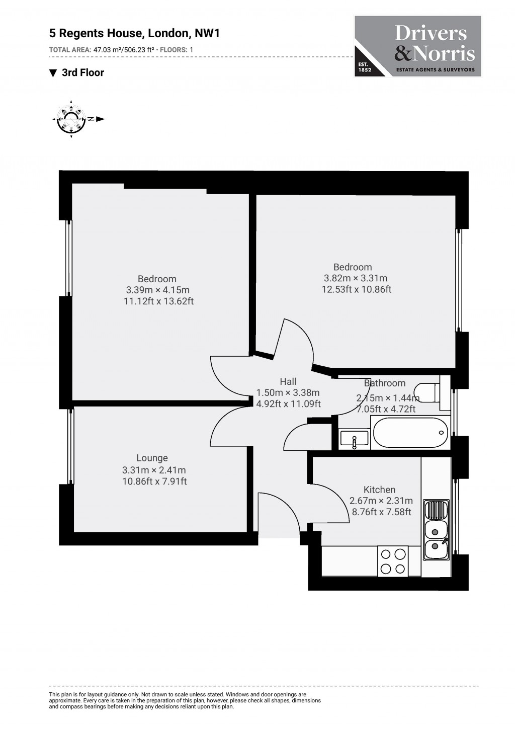 Floorplans For Euston, London