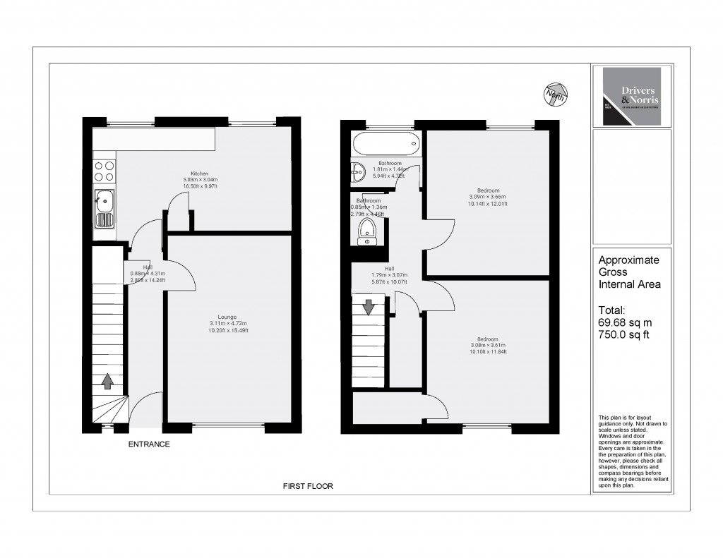 Floorplans For Belfont Walk, Holloway, London