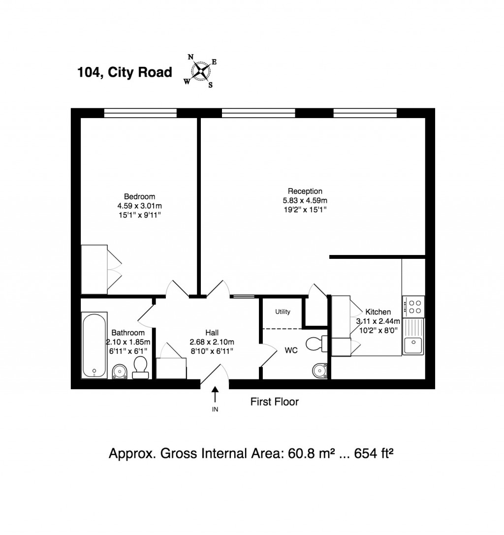 Floorplans For City Road, Old Street, London