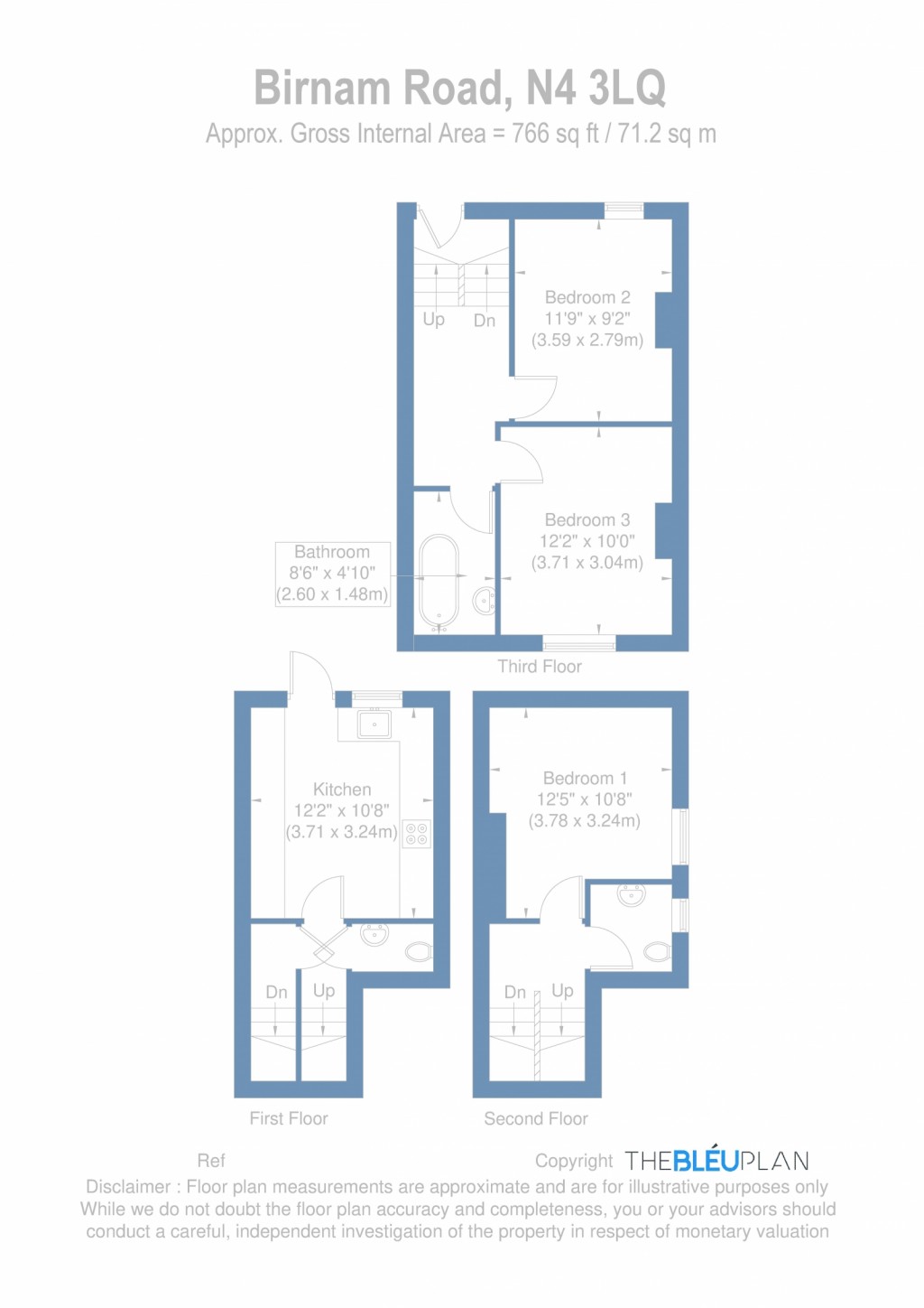 Floorplans For Finsbury Park, London