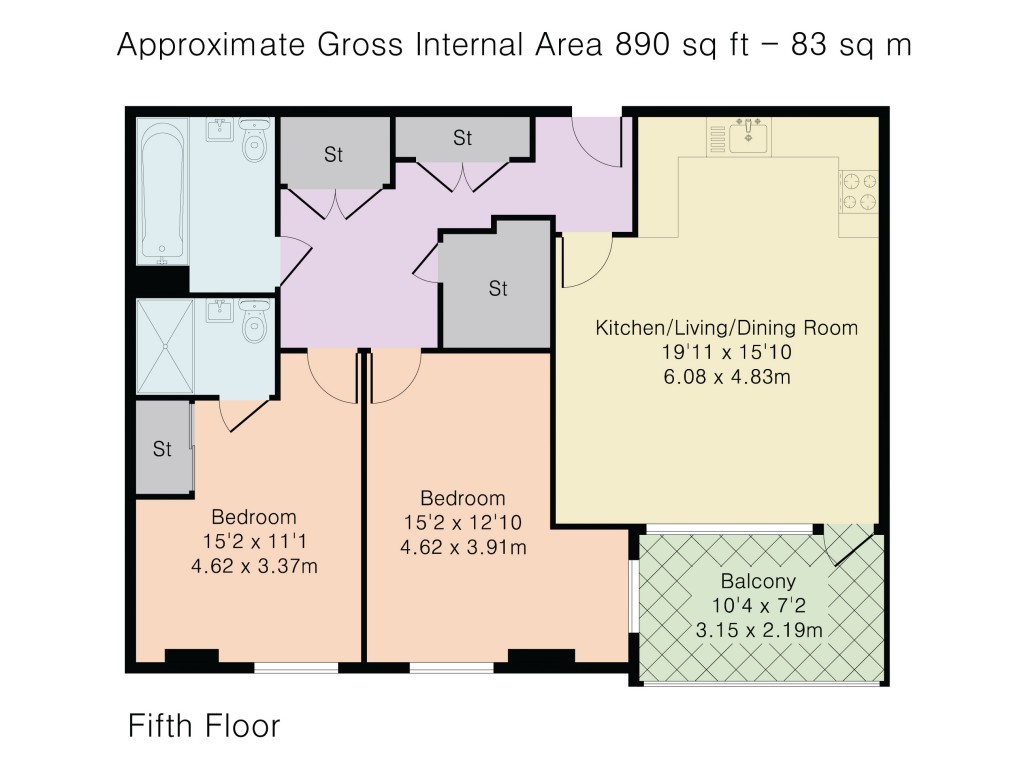 Floorplans For Holloway, Islington, London