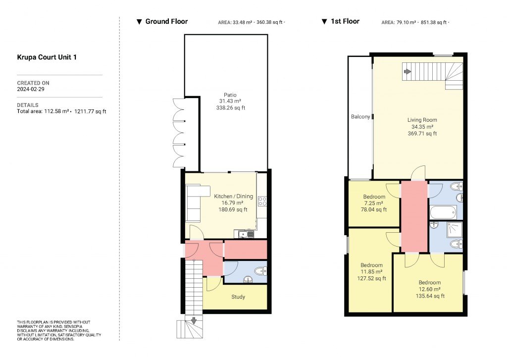 Floorplans For Parkhurst Road, Islington, London