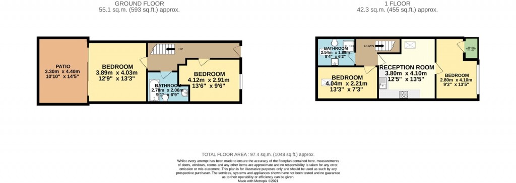 Floorplans For Sussex Way, London