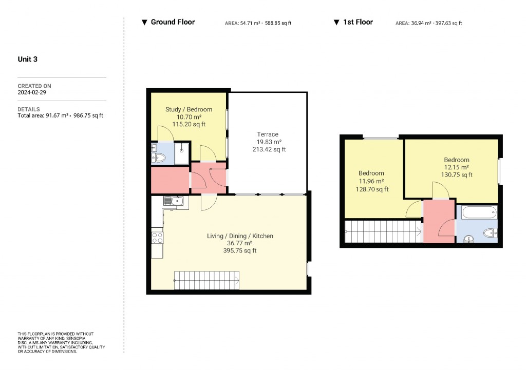 Floorplans For Krupa Court, Islington