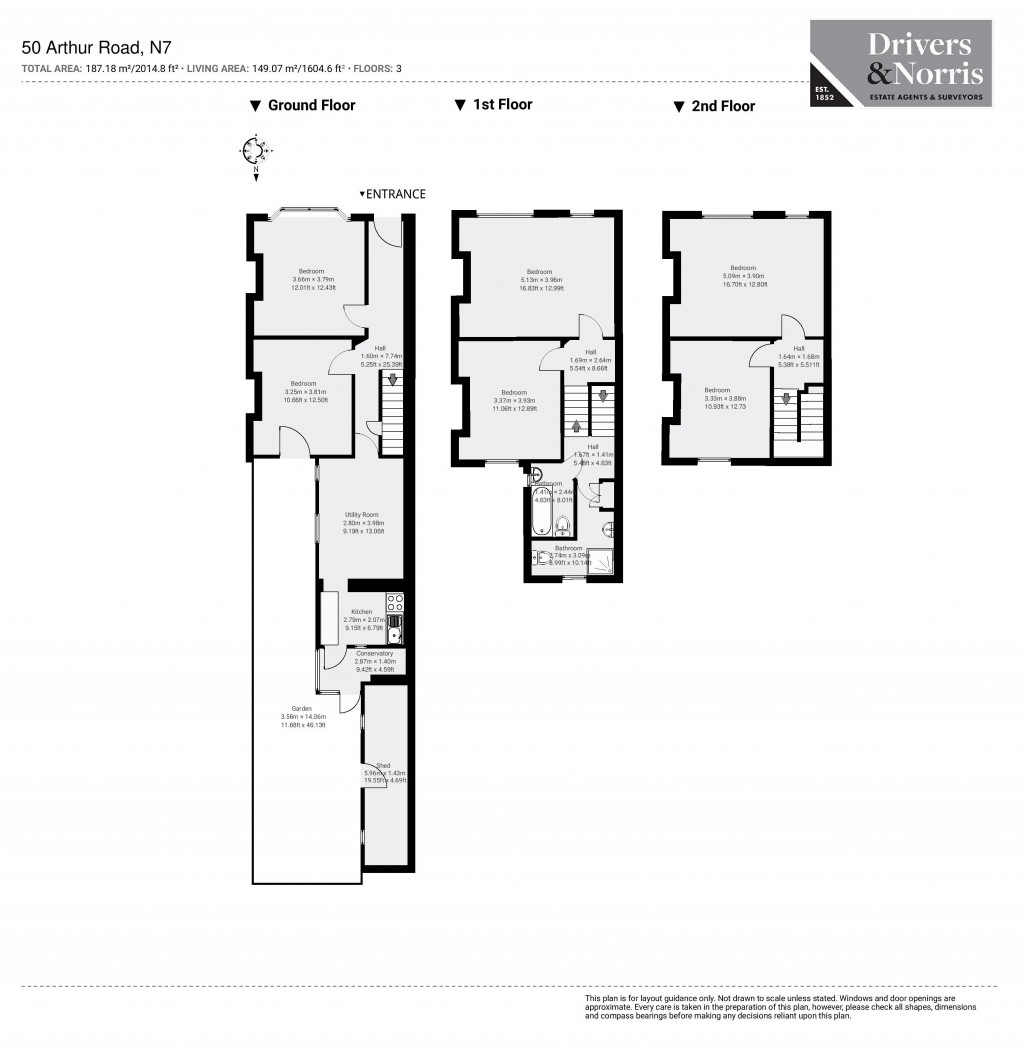 Floorplans For Holloway, London