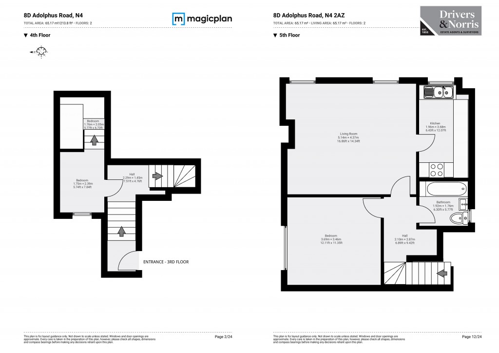 Floorplans For Finsbury Park