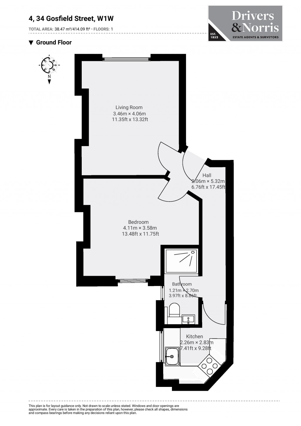 Floorplans For Fitzrovia, London