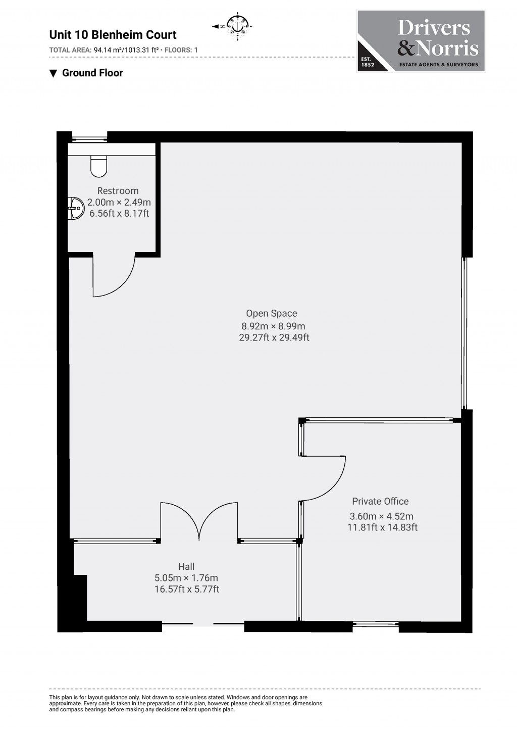 Floorplans For 9 & 10, Blenheim Court Brewery Road, London