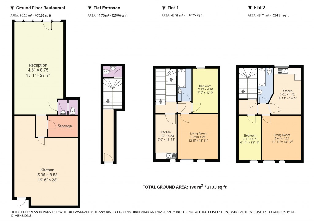 Floorplans For Seven Sisters, Tottenham, London