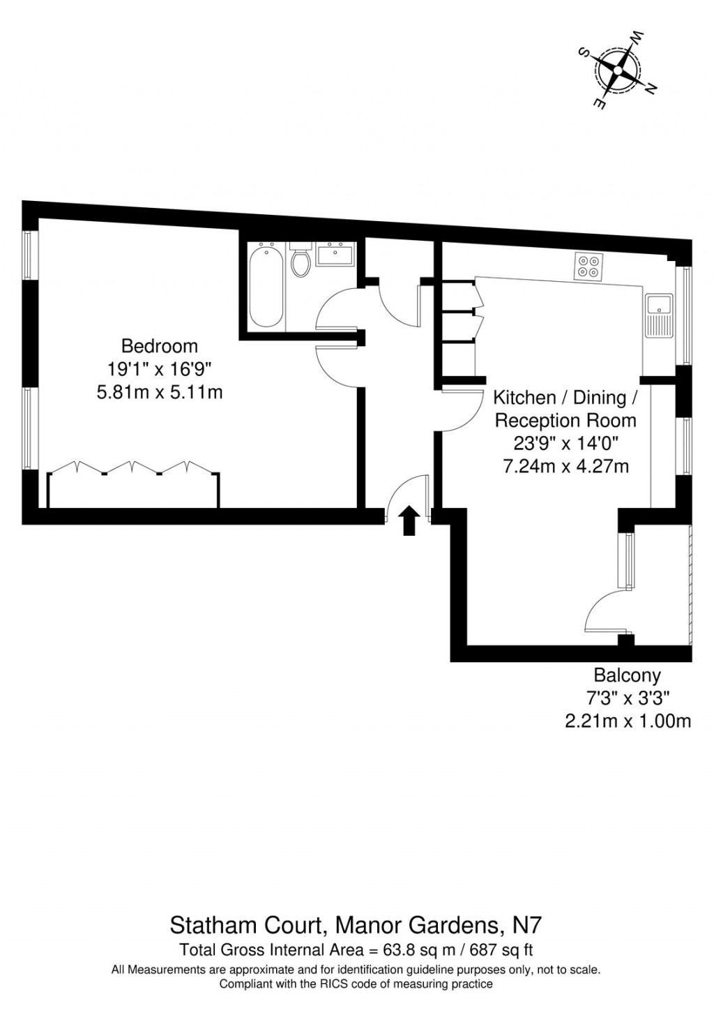 Floorplans For Manor Gardens, London