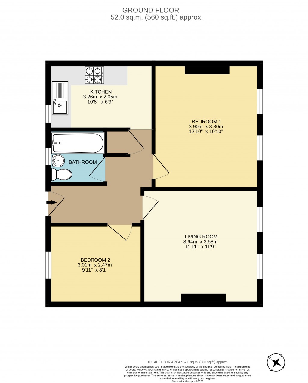 Floorplans For Warlters Road, Islington, London