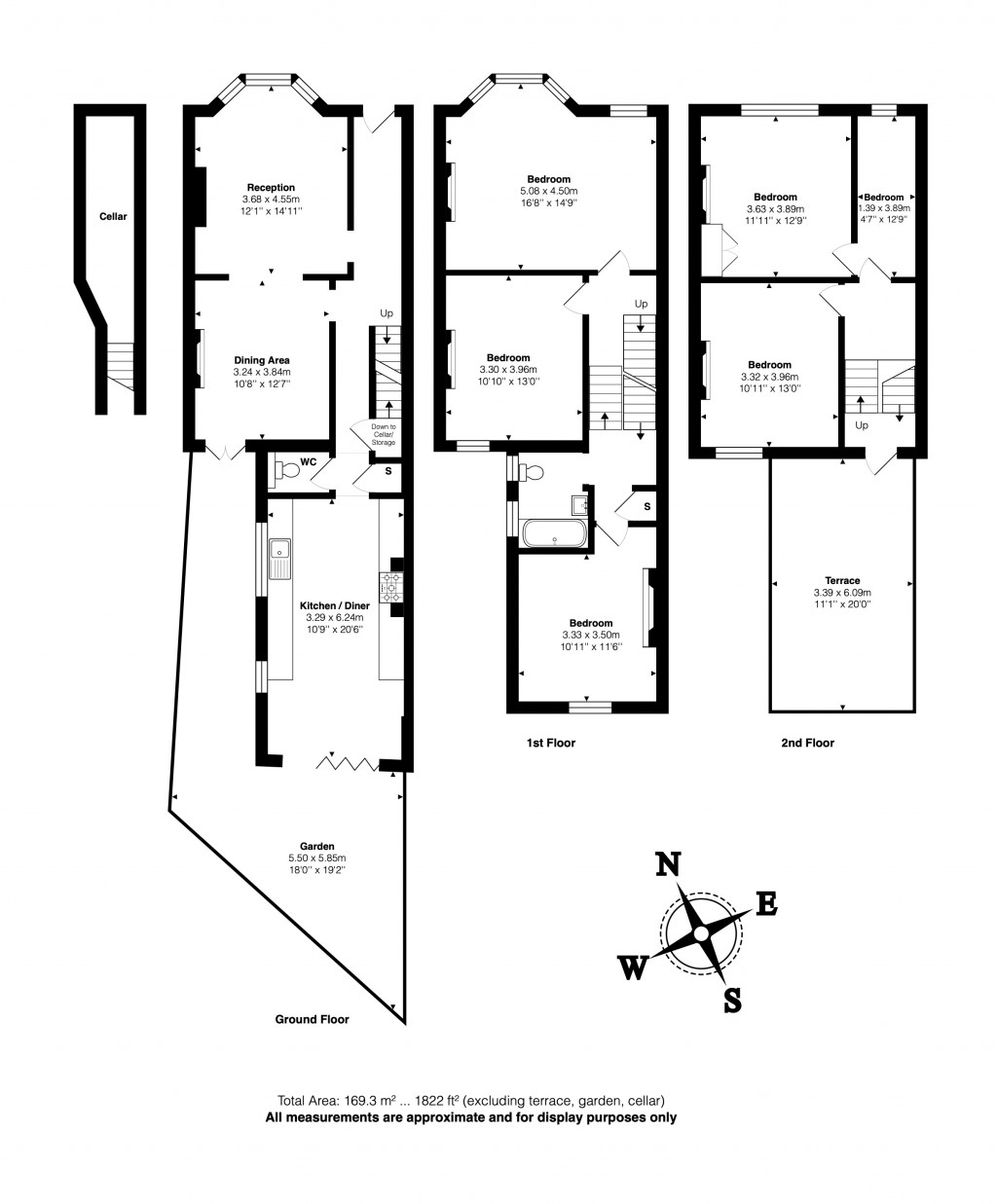 Floorplans For Tufnell Park, Islington, London