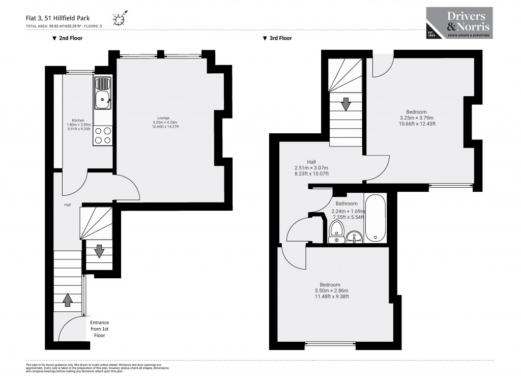 Floorplans For Muswell Hill, London