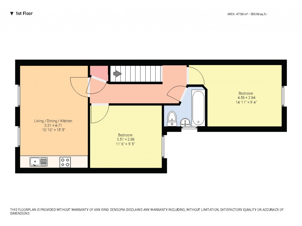 Floorplans For Ritches Road, South Tottenham, London