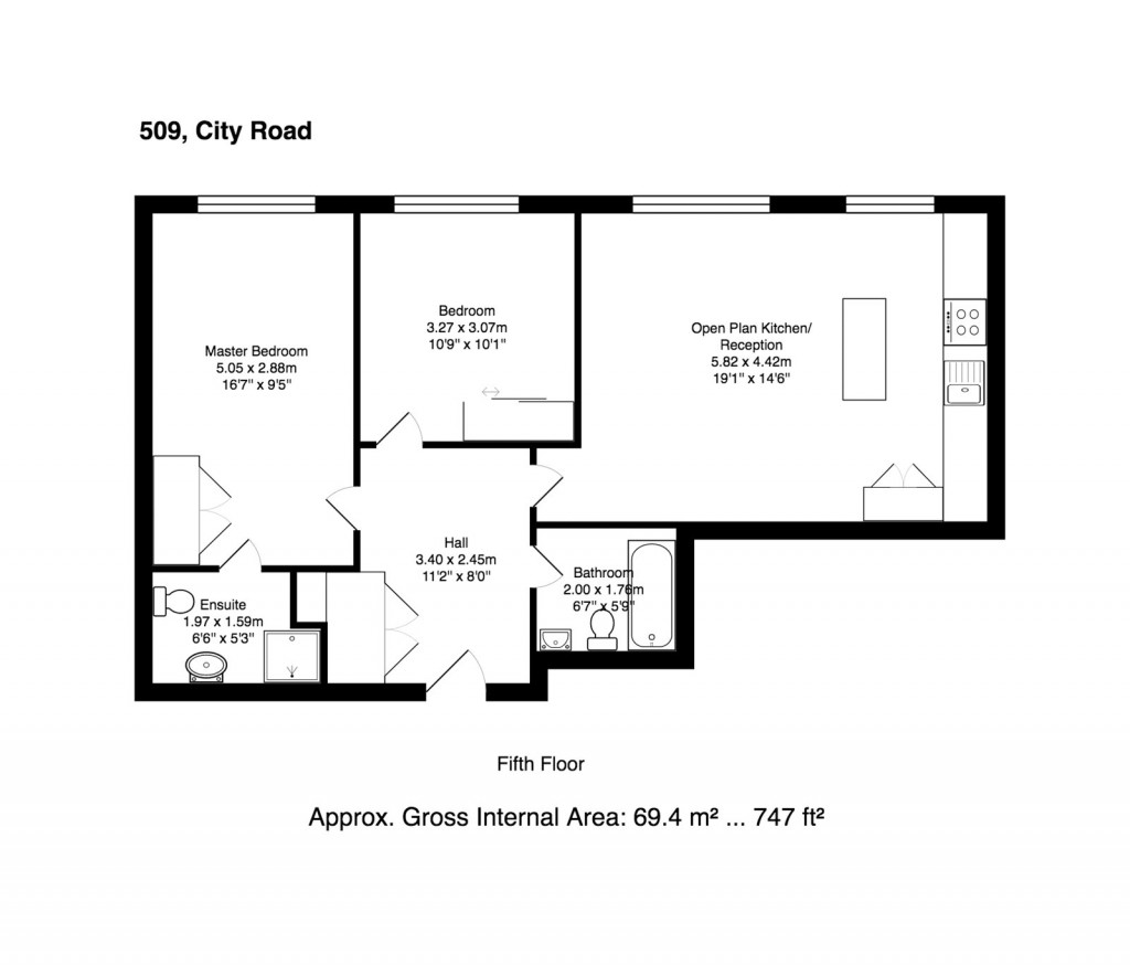 Floorplans For City Road, Old Street, London