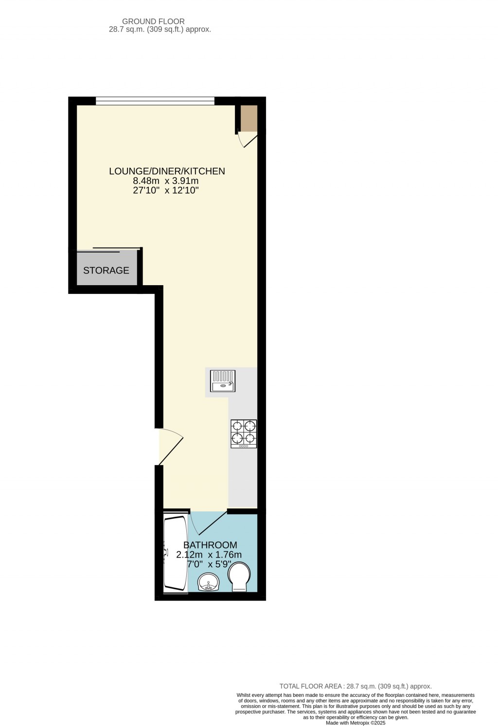 Floorplans For Randolph Street, Camden, London
