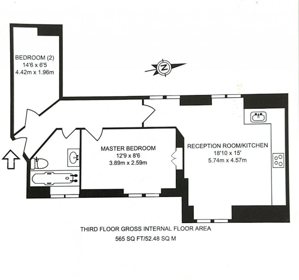 Floorplans For Oakleigh Road North, Whetstone, London