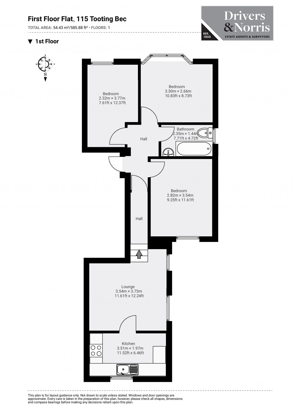 Floorplans For Tooting, London