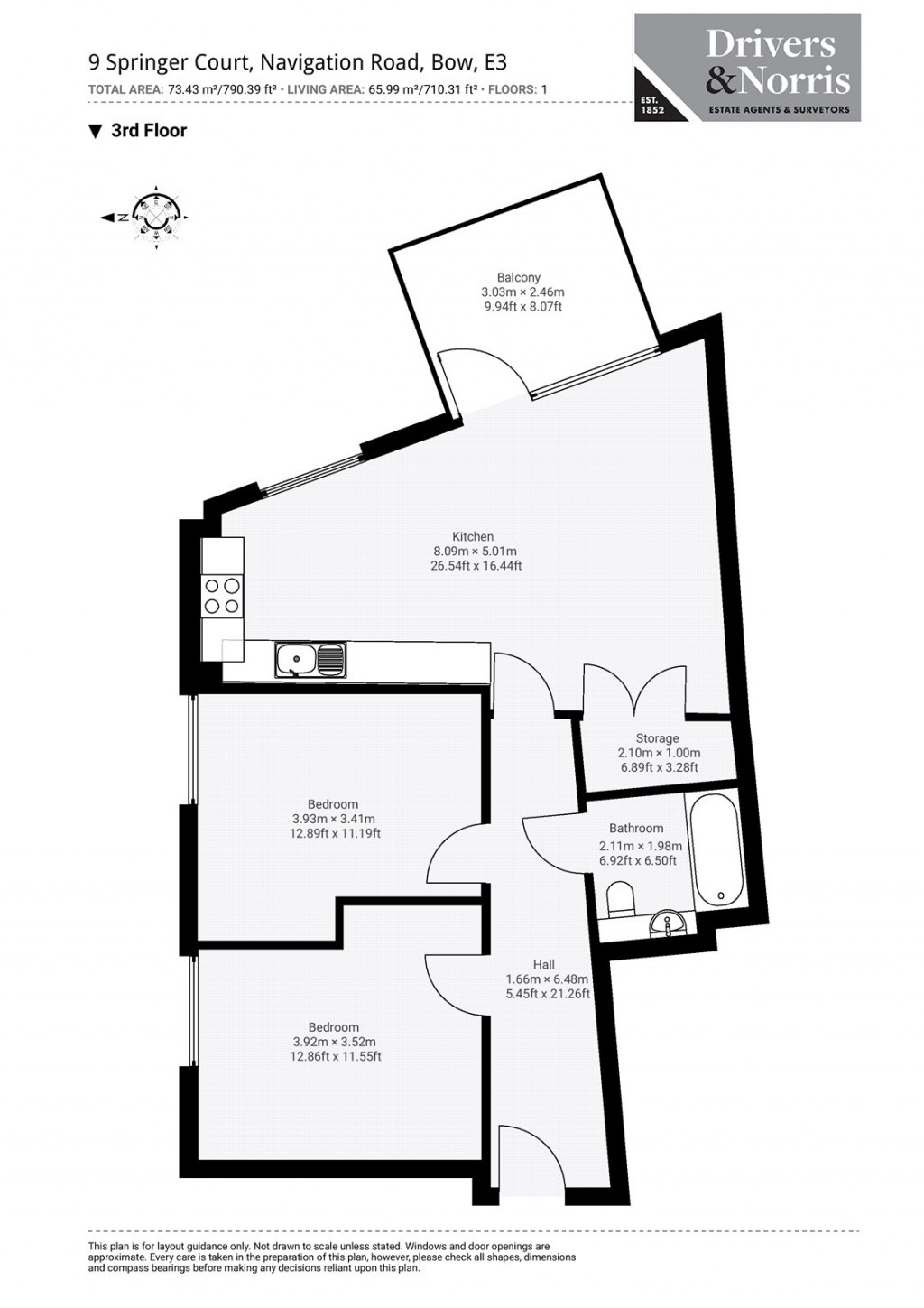 Floorplans For Navigation Road, Bow