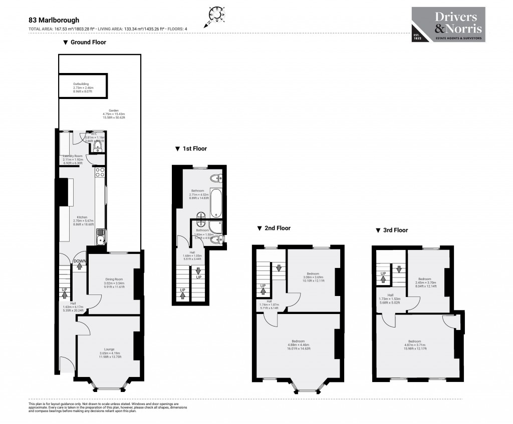 Floorplans For Upper Holloway, London