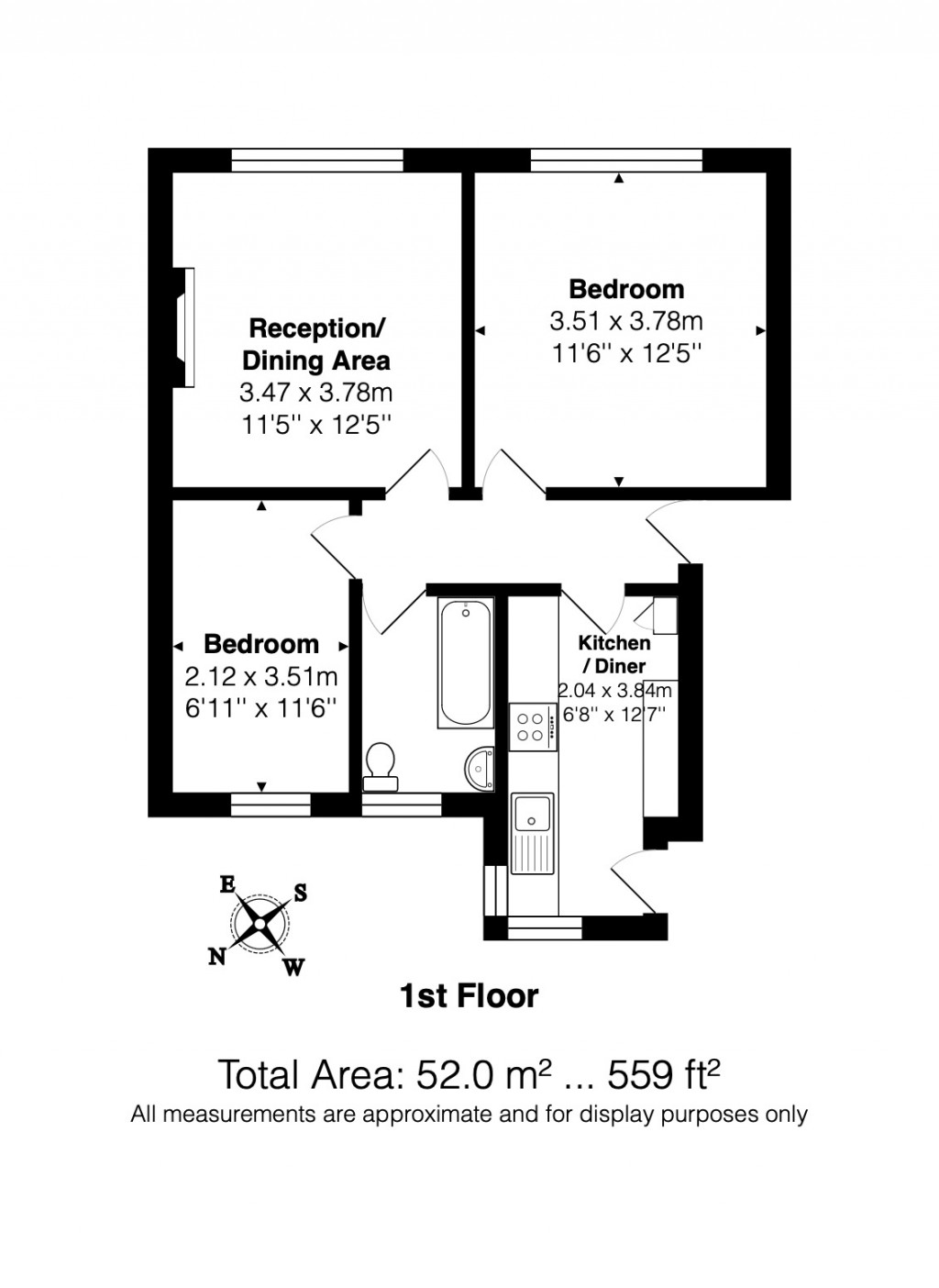 Floorplans For York Way, Whetstone