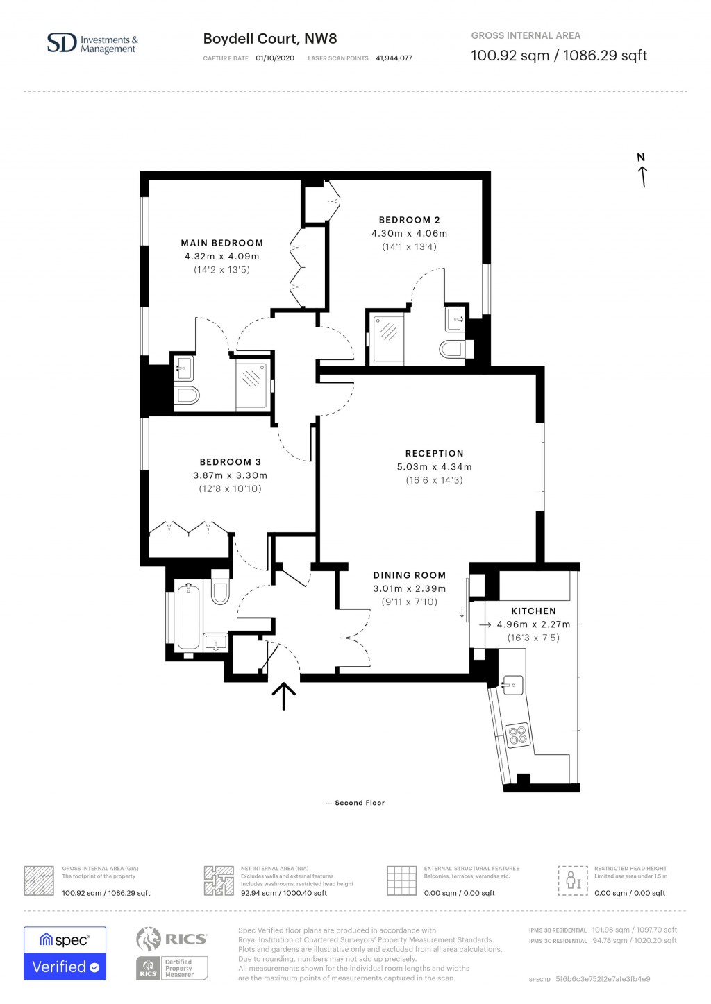 Floorplans For St Johns Wood Park, London